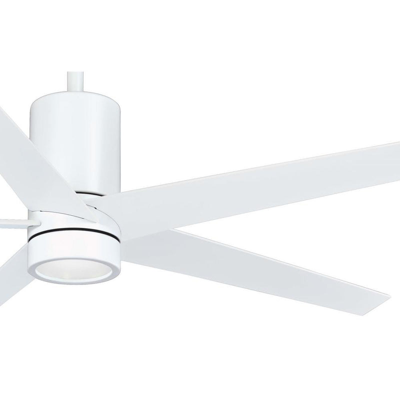 Minka Aire Symbio 56 in. LED Indoor Flat White Ceiling Fan with Remote - ALCOVE LIGHTING