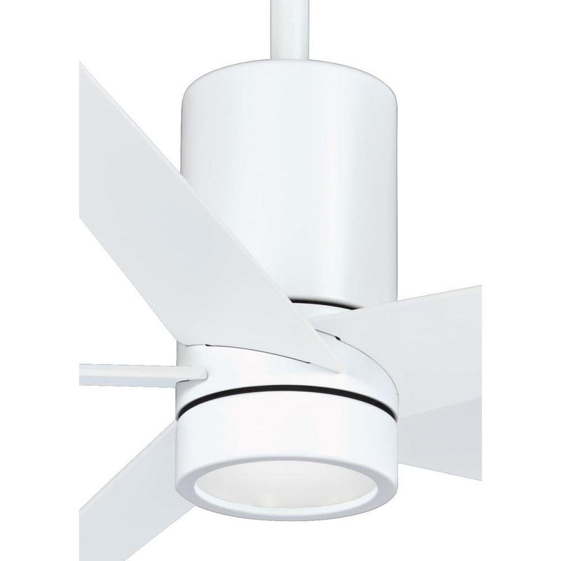 Minka Aire Symbio 56 in. LED Indoor Flat White Ceiling Fan with Remote - ALCOVE LIGHTING